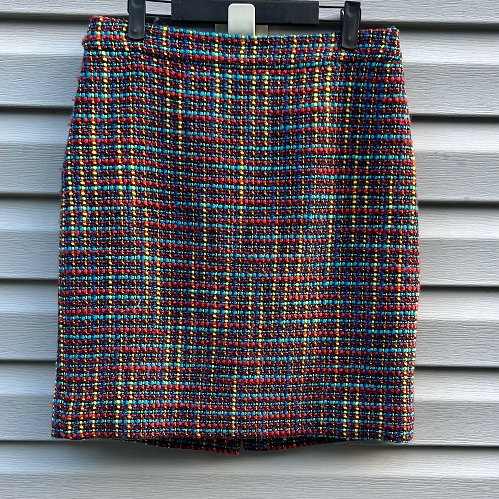 Kate Spade Multicolor Tweed Skirt